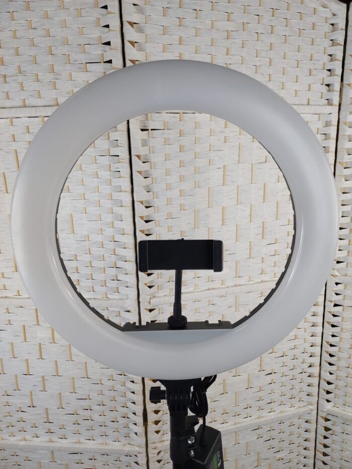 Кольцевая лампа визажиста YQ-360A 35см (40w) + стандартный штатив 2м